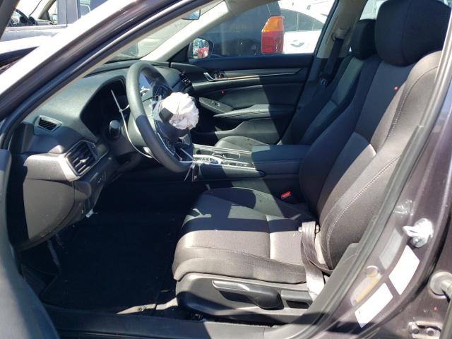 1HGCV3F18NA004669 - 2022 HONDA ACCORD HYBRID GRAY photo 7