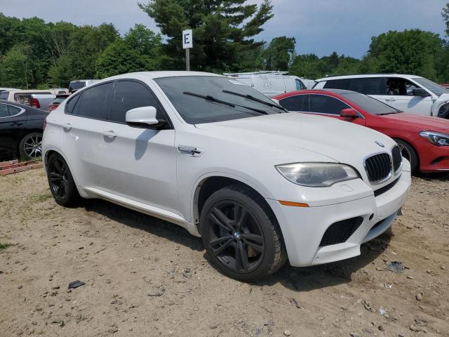 5YMGZ0C54E0C40746 - 2014 BMW X6 M WHITE photo 4