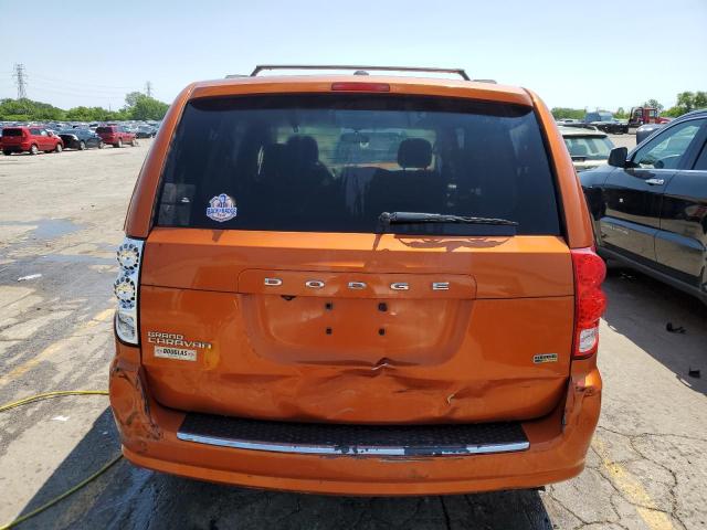 2D4RN3DG8BR677956 - 2011 DODGE GRAND CARA MAINSTREET ORANGE photo 6