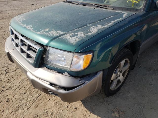 JF1SF6552XH732209 - 1999 SUBARU FORESTER S GREEN photo 9