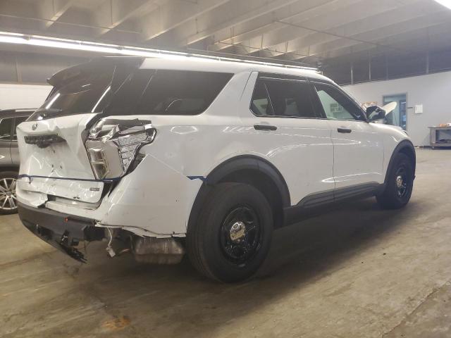 1FM5K8AW6LGB12682 - 2020 FORD EXPLORER POLICE INTERCEPTOR WHITE photo 3