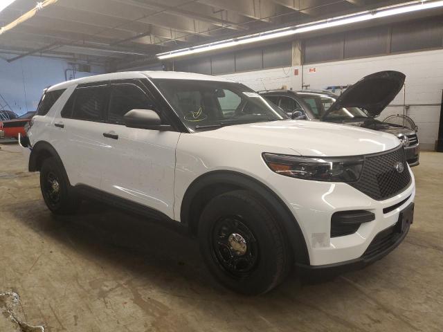 1FM5K8AW6LGB12682 - 2020 FORD EXPLORER POLICE INTERCEPTOR WHITE photo 4