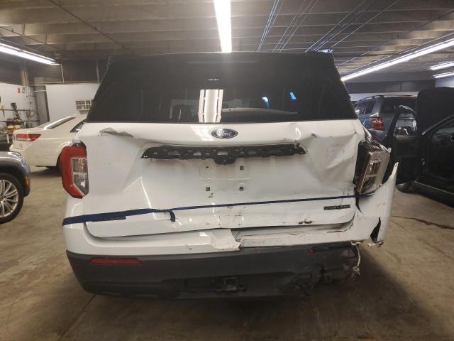 1FM5K8AW6LGB12682 - 2020 FORD EXPLORER POLICE INTERCEPTOR WHITE photo 6