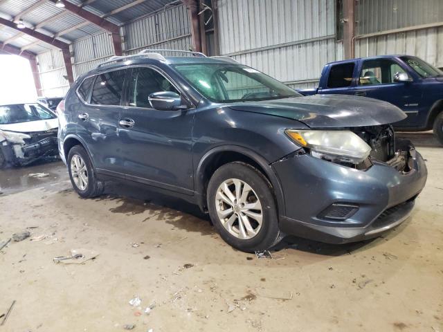 5N1AT2MT8EC777961 - 2014 NISSAN ROGUE S BLUE photo 4