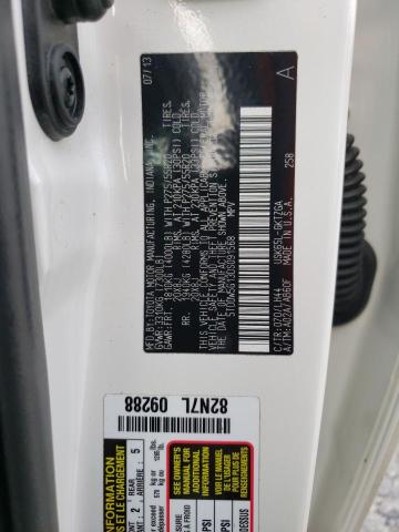 5TDDW5G13DS091568 - 2013 TOYOTA SEQUOIA PLATINUM WHITE photo 13