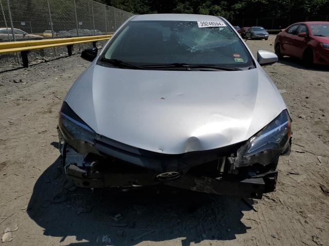 2T1BURHE2KC181192 - 2019 TOYOTA COROLLA L SILVER photo 5