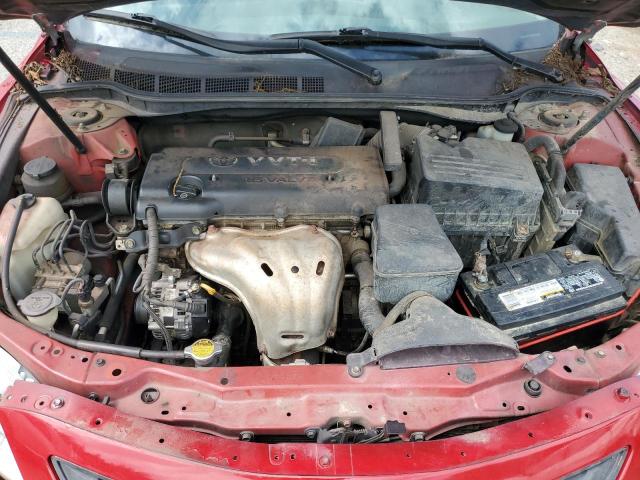 4T1BE46K47U022091 - 2007 TOYOTA CAMRY CE RED photo 11