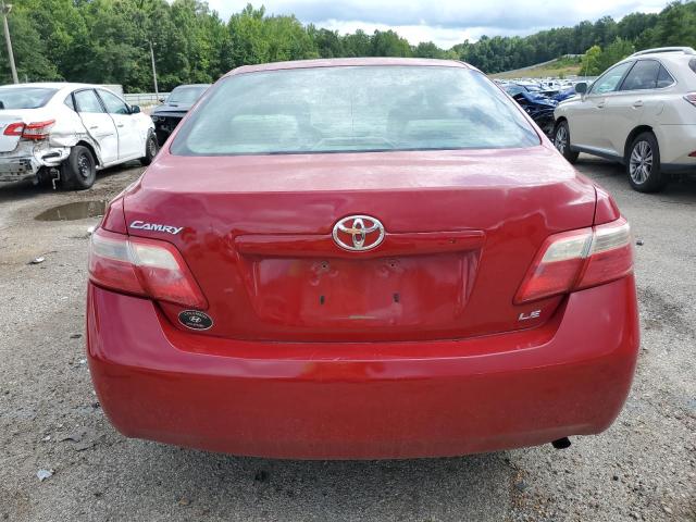 4T1BE46K47U022091 - 2007 TOYOTA CAMRY CE RED photo 6