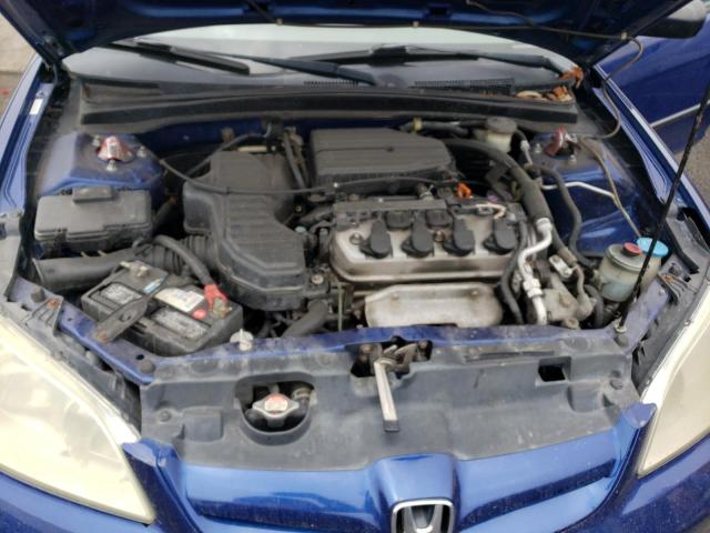 1HGES16304L015773 - 2004 HONDA CIVIC DX VP Mavi foto 11
