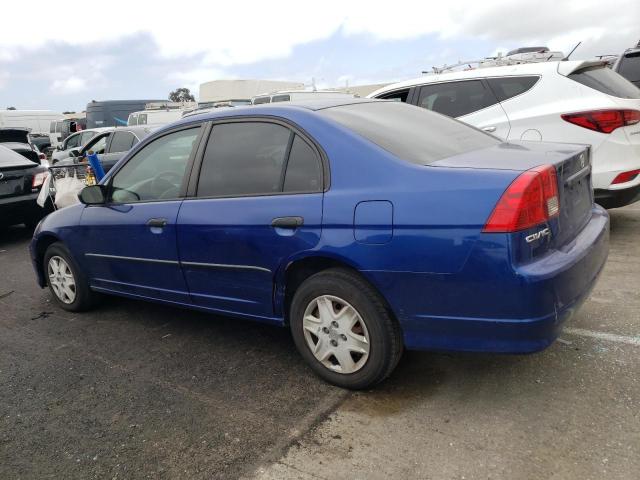 1HGES16304L015773 - 2004 HONDA CIVIC DX VP Mavi foto 2