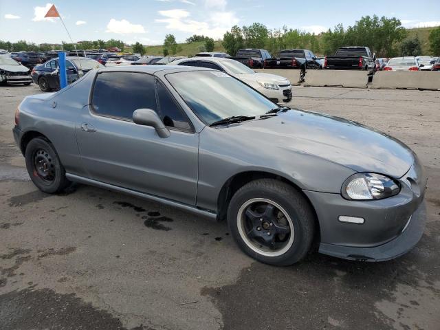 JHMEG1246SS003563 - 1995 HONDA CIVIC DEL SOL S GRAY photo 4