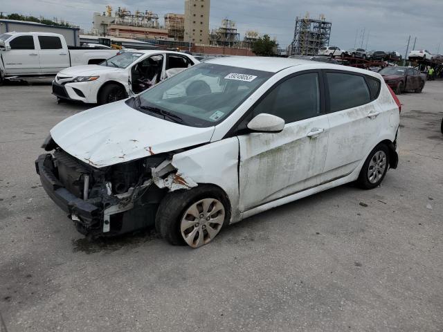 KMHCT5AE6FU204648 - 2015 HYUNDAI ACCENT GS WHITE photo 1