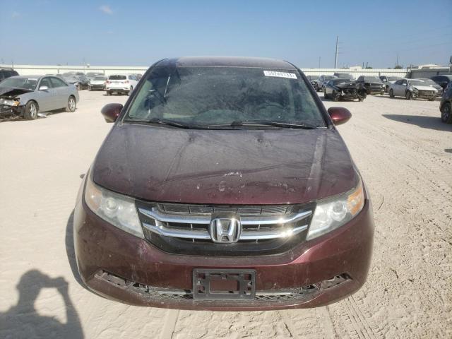 5FNRL5H33GB156619 - 2016 HONDA ODYSSEY SE BURGUNDY photo 5