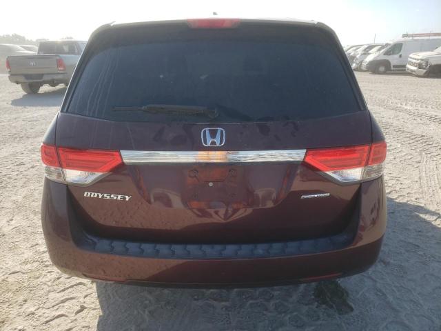 5FNRL5H33GB156619 - 2016 HONDA ODYSSEY SE BURGUNDY photo 6