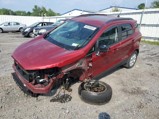 MAJ6P1UL3JC204037 - 2018 FORD ECOSPORT SE Rojo foto 1