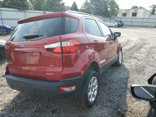 MAJ6P1UL3JC204037 - 2018 FORD ECOSPORT SE Rojo foto 3