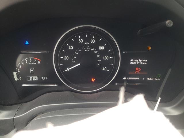 3CZRU6H77KM723709 - 2019 HONDA HR-V EXL SILVER photo 9