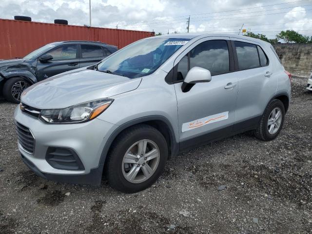 3GNCJKSB6KL364442 - 2019 CHEVROLET TRAX LS SILVER photo 1