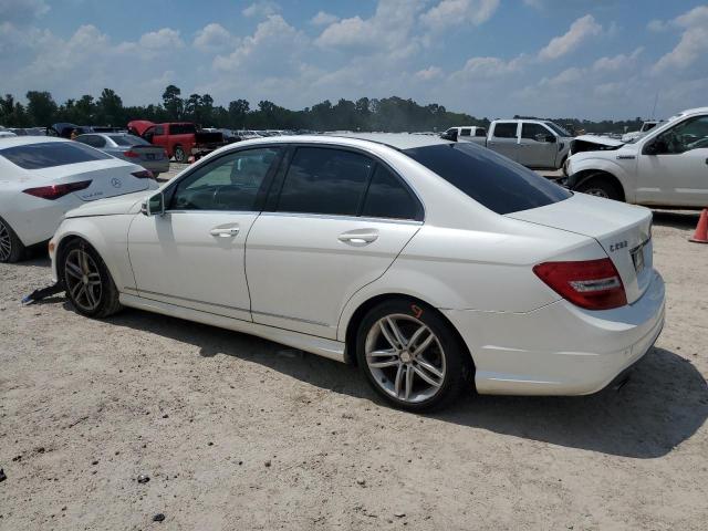 WDDGF4HB8EG207847 - 2014 MERCEDES-BENZ C 250 WHITE photo 2