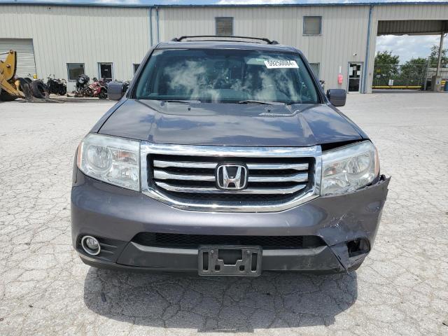 5FNYF4H59FB026373 - 2015 HONDA PILOT EXL GRAY photo 5