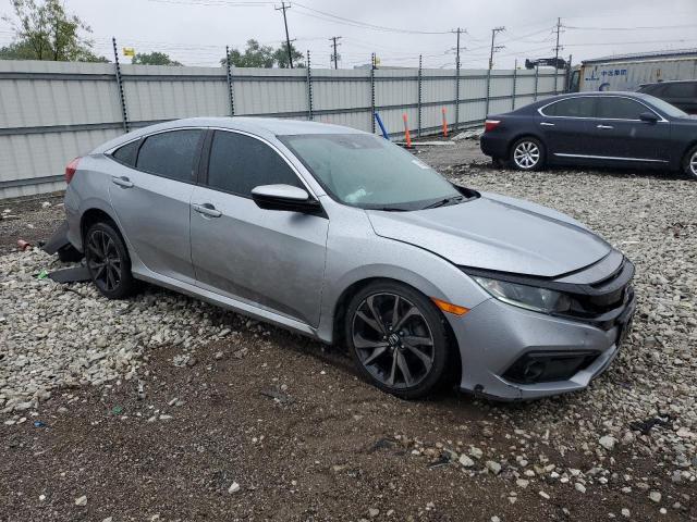 2HGFC2F80LH591765 - 2020 HONDA CIVIC SPORT 银色 照片 4
