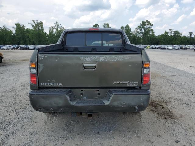 2HJYK16586H562766 - 2006 HONDA RIDGELINE RTL GREEN photo 6