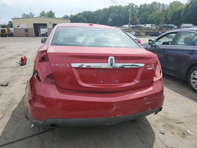 1LNHL9FT8BG609102 - 2011 LINCOLN MKS RED photo 6