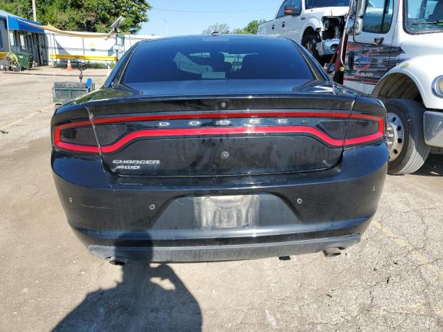 2C3CDXKT4JH319436 - 2018 DODGE CHARGER POLICE BLACK photo 6