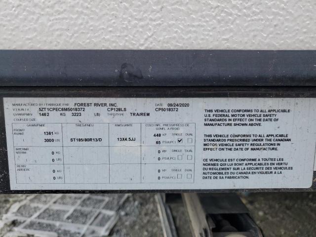5ZT1CPEC6M5018372 - 2021 FORS TRAILER 白色 照片 10