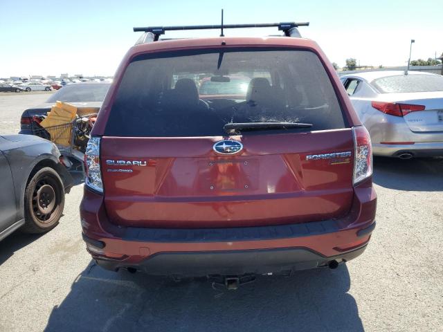 JF2SH6CC3AG721885 - 2010 SUBARU FORESTER 2.5X PREMIUM BURGUNDY photo 6