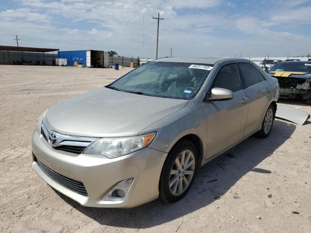 4T1BK1FK8EU538572 - 2014 TOYOTA CAMRY XLE SE GOLD photo 1