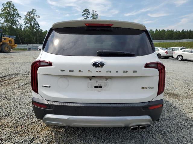 5XYP5DHC4LG062215 - 2020 KIA TELLURIDE SX WHITE photo 6