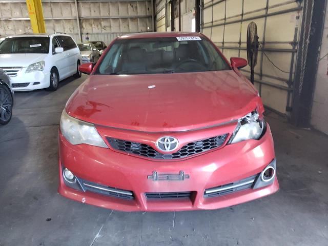 4T1BF1FK3EU822793 - 2014 TOYOTA CAMERY L RED photo 5