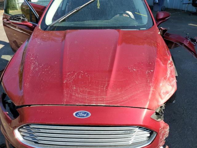 3FA6P0RU1FR306683 - 2015 FORD FUSION TITANIUM HEV RED photo 7