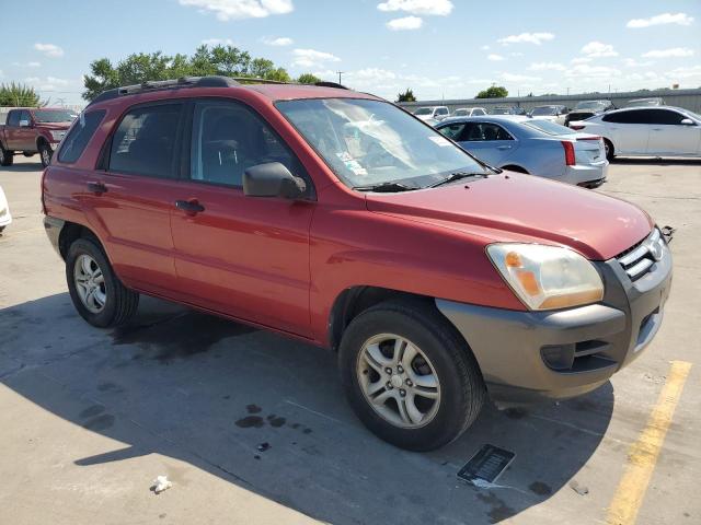 KNDJF723077437338 - 2007 KIA SPORTAGE EX RED photo 4