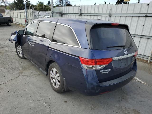 5FNRL5H32GB030638 - 2016 HONDA ODYSSEY SE BLUE photo 2