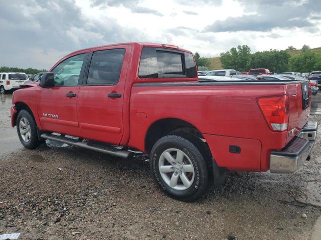 1N6BA0EC6CN310120 - 2012 NISSAN TITAN S RED photo 2