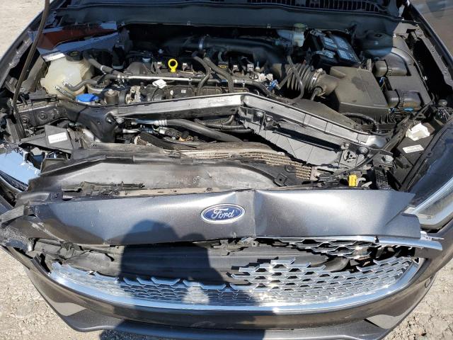 3FA6P0D96LR193733 - 2020 FORD FUSION TITANIUM GRAY photo 11