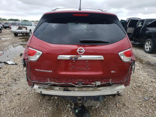 5N1AR2MN4EC636272 - 2014 NISSAN PATHFINDER S MAROON photo 6