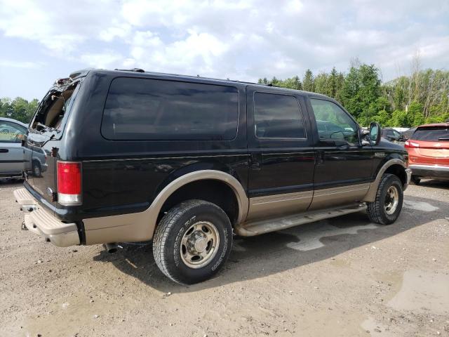 1FMNU43S81EC54764 - 2001 FORD EXCURSION LIMITED BLACK photo 3