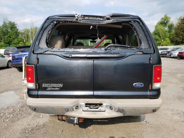 1FMNU43S81EC54764 - 2001 FORD EXCURSION LIMITED BLACK photo 6