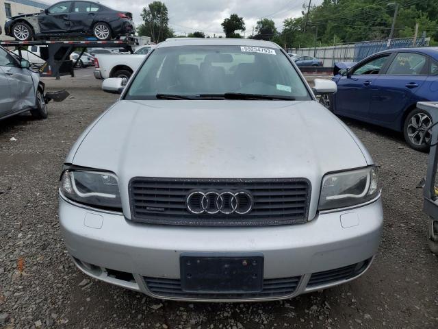 WAULT64B42N074012 - 2002 AUDI A6 3.0 QUATTRO SILVER photo 5