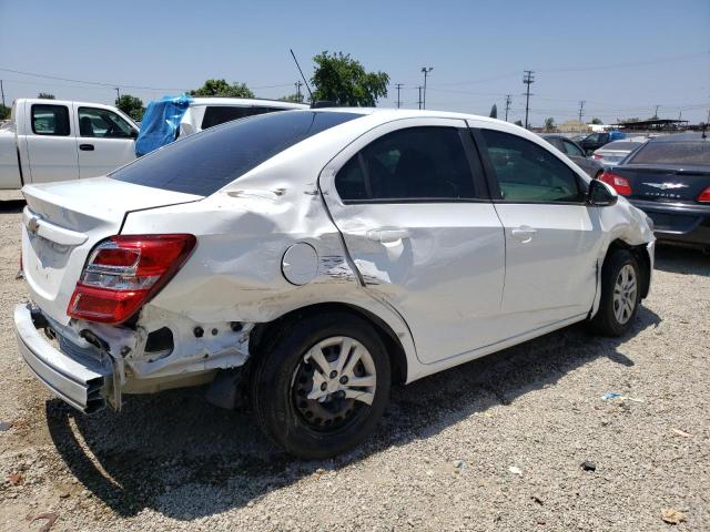 1G1JB5SH9J4115522 - 2018 CHEVROLET SONIC LS WHITE photo 3