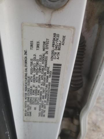 5TEGN92N53Z244468 - 2003 TOYOTA TACOMA DOUBLE CAB PRERUNNER WHITE photo 12