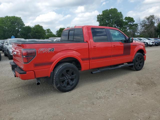 1FTFW1ET8CFC96954 - 2012 FORD F-150 SUPERCREW RED photo 3