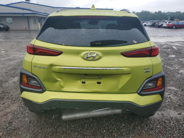 KM8K5CA50LU497680 - 2020 HYUNDAI KONA ULTIMATE GREEN photo 6