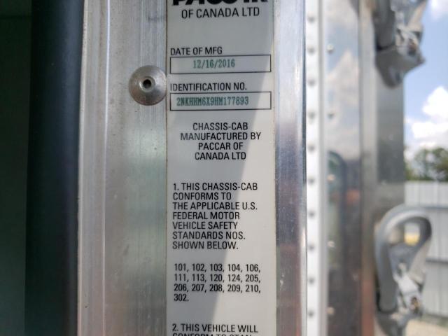 2NKHHM6X9HM177893 - 2017 KENWORTH CONSTRUCTI T270 WHITE photo 10