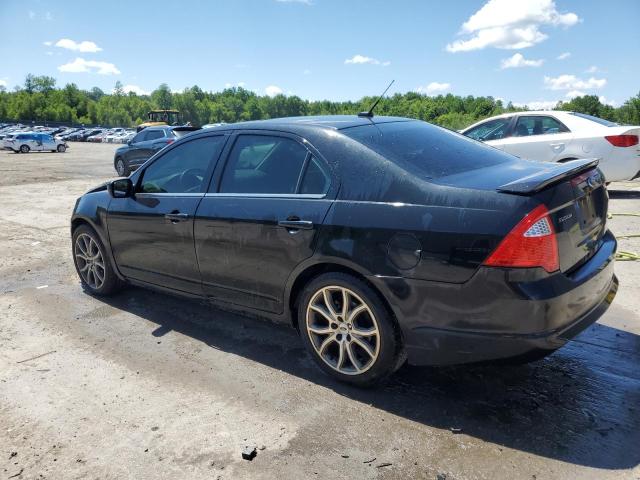 3FAHP0HAXAR211001 - 2010 FORD FUSION SE BLACK photo 2