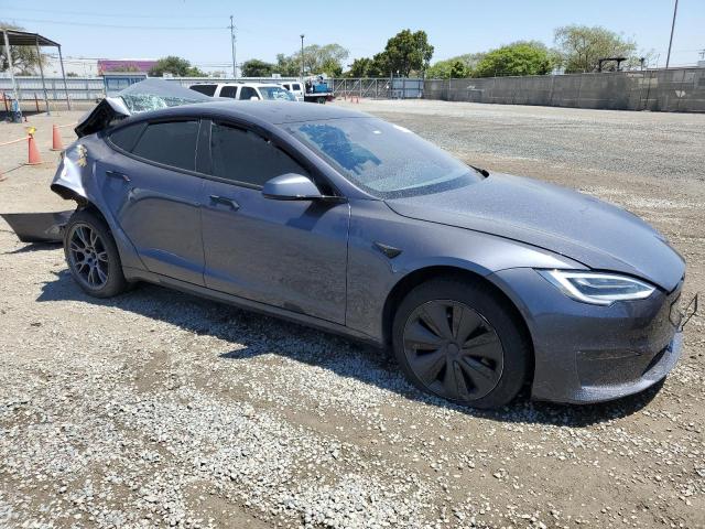 5YJSA1E56MF428128 - 2021 TESLA MODEL S CHARCOAL photo 4