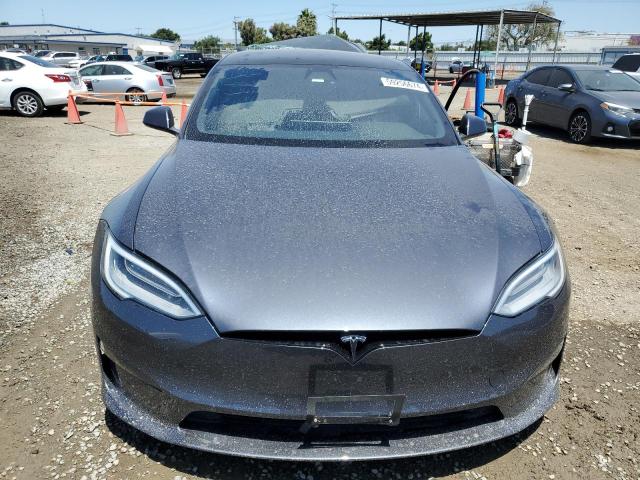 5YJSA1E56MF428128 - 2021 TESLA MODEL S CHARCOAL photo 5